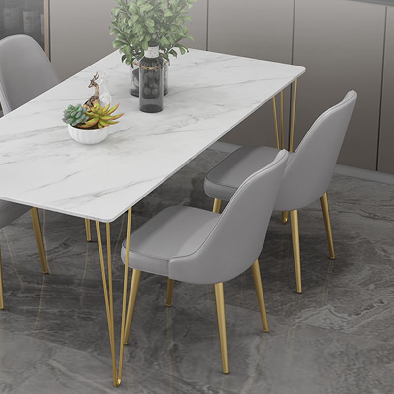 Nordic Metal Dining Room Armless Chairs Upholstered Linen Fabric Chairs for Restaurant Clearhalo ' kitchen&dining_furn' 'Dining Chairs' 'Dining Tables & Seating' 'dining_chair' 'furn' 'furn_dining_chair' 'Furniture' 'furniture_dining_chair' 'Kitchen & Dining Furniture' 'kitchen' 1200x1200_34b33f3d-77fe-4b2f-bc8c-32ad0ef01a31