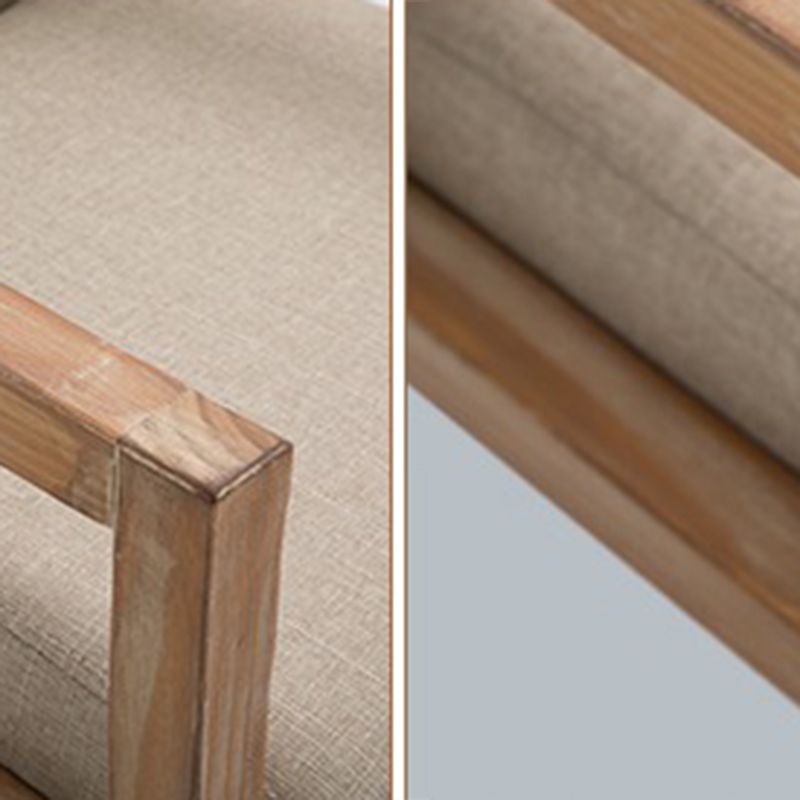 Contemporary Home Arm Chair Parsons Back Upholstered Wood Dining Room Chair Clearhalo ' kitchen&dining_furn' 'Dining Chairs' 'Dining Tables & Seating' 'dining_chair' 'furn' 'furn_dining_chair' 'Furniture' 'furniture_dining_chair' 'Kitchen & Dining Furniture' 'kitchen' 1200x1200_34b3d366-97f0-4384-a6b2-8b257bb45114