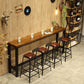 Modern Coffee Shop Bar Table Set 1/2/5/9 Pieces Rectangle Wood Pub Dining Set Clearhalo 'Bar Furniture' 'furn' 'furn_home_bar_bar_sets' 'Furniture' 'Home Bars & Bar Sets' 'home_bar_bar_sets' 'Kitchen & Dining Furniture' 1200x1200_34b3eb5a-ee66-46e0-84c6-ffc2eb954e88