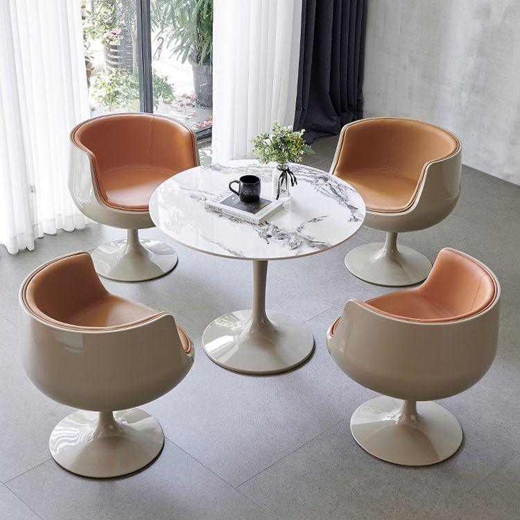 Round Shape White Dining Table Sintered Stone Table Modern with Tulip Base Clearhalo ' dining_table' 'Dining Tables & Seating' 'Dining Tables' 'furn' 'furn_dining_table' 'Furniture' 'furniture_dining_table' 'Kitchen & Dining Furniture' 'kitchen&dining_furn' 'kitchen' 'kitchen_dining_table' 1200x1200_34b7a6ae-6548-4b0b-8d3e-2c16a34e4691