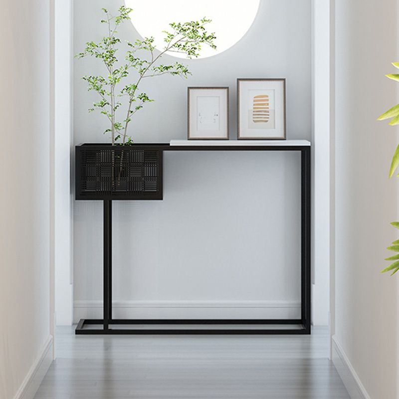 11,8 "W del tavolo della console rettangolo tavolino in metallo contemporaneo