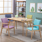 Contemporary Style Solid Wood Open Back Arm Chair Kitchen Dining Room Chairs Clearhalo ' kitchen&dining_furn' 'Dining Chairs' 'Dining Tables & Seating' 'dining_chair' 'furn' 'furn_dining_chair' 'Furniture' 'furniture_dining_chair' 'Kitchen & Dining Furniture' 'kitchen' 1200x1200_34b9f016-c882-449f-9e08-62b4c5db1510