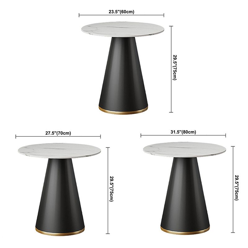 Round Table Dinette Table Contemporary Stone Dinner Room Table with Pedestal Base Clearhalo ' dining_table' 'Dining Tables & Seating' 'Dining Tables' 'furn' 'furn_dining_table' 'Furniture' 'furniture_dining_table' 'Kitchen & Dining Furniture' 'kitchen&dining_furn' 'kitchen' 'kitchen_dining_table' 1200x1200_34bbb861-808c-45f4-aa93-b3e494031d54