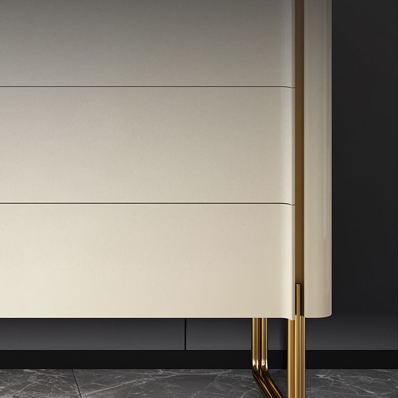 Ladekast met stenen opbergkast Klassieke glamoureuze ladekast met lades