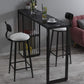 Modern Bar Table 42-inch Height Artificial Marble Top Bistro Table Clearhalo 'Bar Furniture' 'Bar Tables' 'bar_tables' 'furn' 'furn_bar_tables' 'Furniture' 'furniture_bar_tables' 'Kitchen & Dining Furniture' 1200x1200_34bc6fc4-4366-434f-ba45-dc9c16b4d2ac