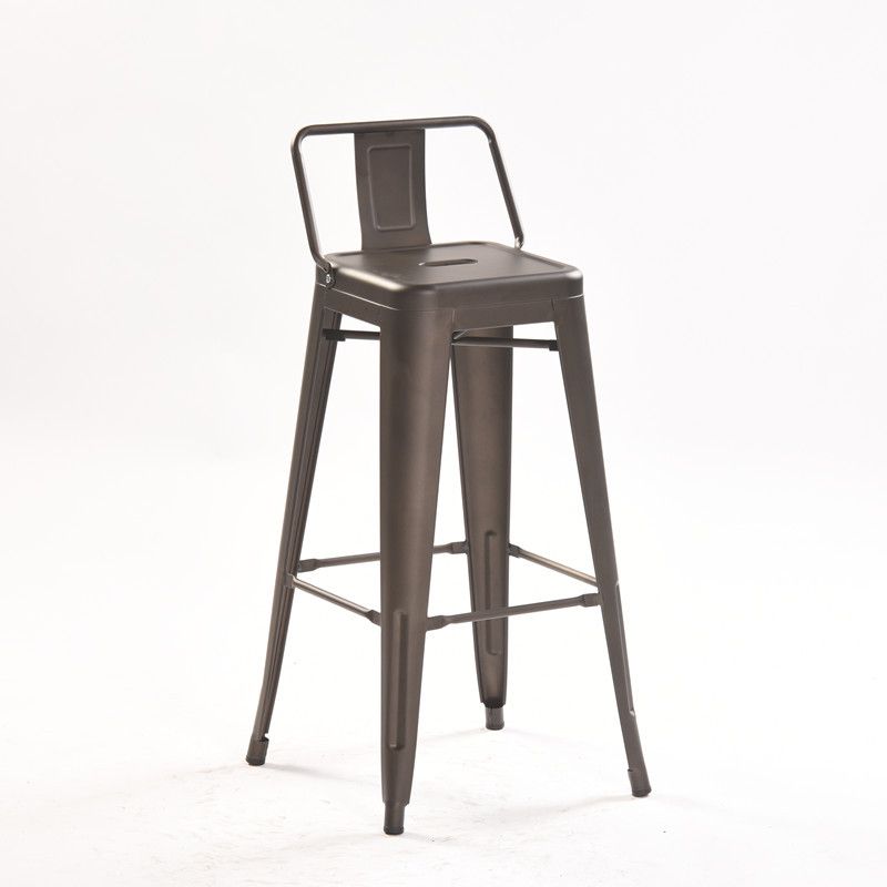 Industrial Style Metal Bar-stool Square Iron Seat Counter Stool for Kitchen Bar Clearhalo 'Bar Furniture' 'Bar Stools' 'bar_stools' 'furn' 'furn_bar_stools' 'furniture_bar_stools' 'Kitchen & Dining Furniture' 'kitchen&dining_furn' 'kitchen' 'kitchen_furn' Furniture' 1200x1200_34bd4b9b-0462-46d6-a2a1-4d36165a787c