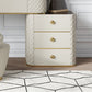 White Mirrored Make-up Vanity Glass Top Dressing Table Stool Set Clearhalo 'Bedroom Furniture' 'furn' 'furn_makeup_vanities' 'Furniture' 'Makeup Vanities' 'makeup_vanities' 1200x1200_34be79d5-72fe-41ba-bbf3-31a411815e8a