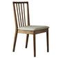 Contemporary Solid Wood Side Chair Kitchen Slat Back Armless Chair