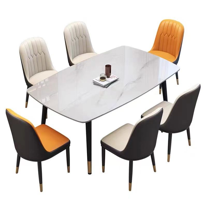 Tavolo da pranzo Simplicity Dining Room Tavolo da pranzo in pietra a 4 gambe