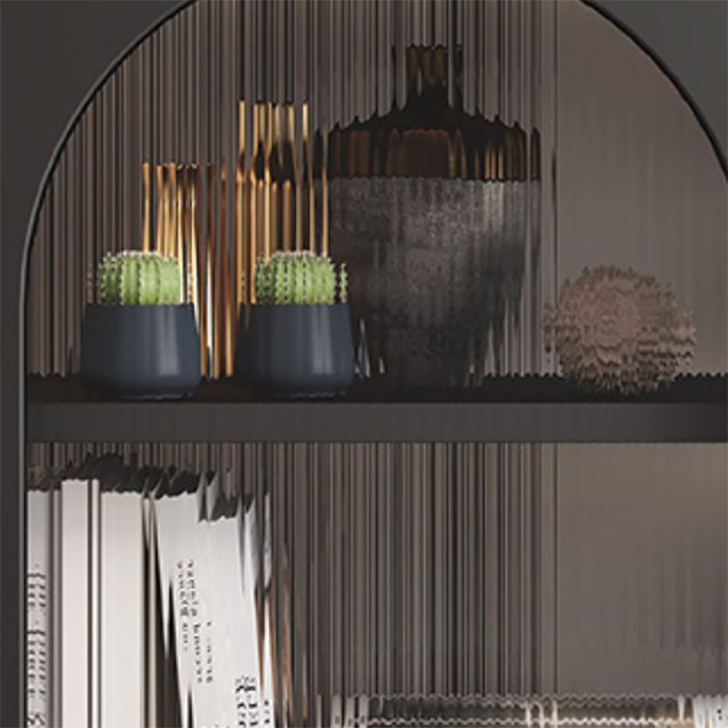 Curio Curio Curio Curio Metal Porte in vetro armadio per sala da pranzo