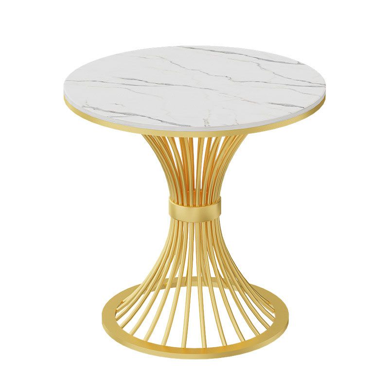 Modern Style Dining Table Sintered Stone Round Table for Dining Room Clearhalo 'Dining Tables & Seating' 'Dining Tables' 'dining_table' 'furn' 'furn_dining_table' 'Furniture' 'Kitchen & Dining Furniture' 1200x1200_34c5d9d4-90f9-42b5-8427-fc0b2ea8046e