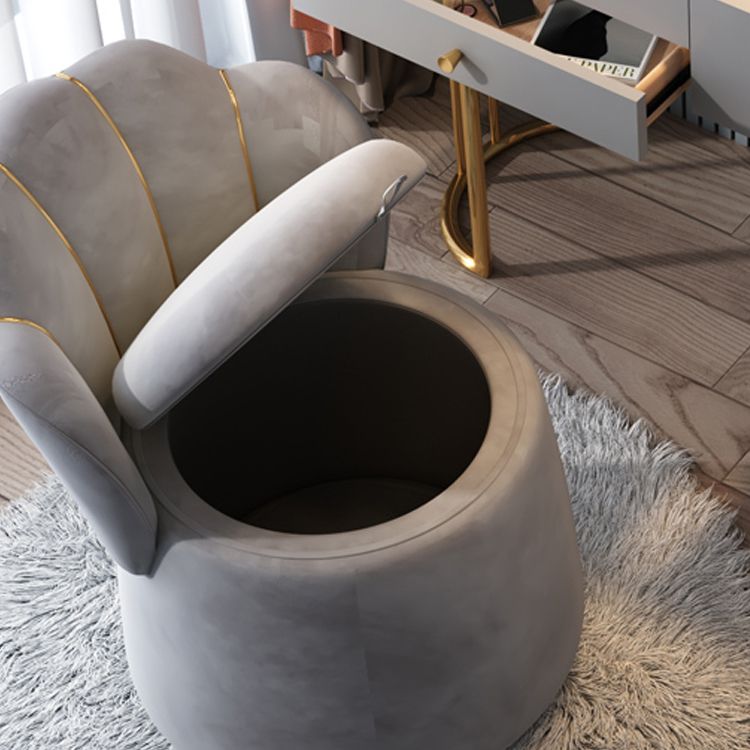 Glam Glass Makeup Vanity Desk Bedroom Vanity Dressing Table with Drawer Clearhalo 'Bedroom Furniture' 'furn' 'furn_makeup_vanities' 'Furniture' 'Makeup Vanities' 'makeup_vanities' 1200x1200_34c679ca-6cff-4bda-8ab6-0d9bc1003acc