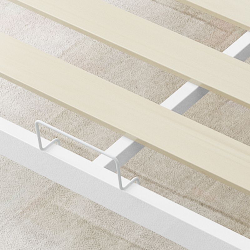 Legno di pino da letto in metallo 78,74 "L tela del letto moderno letto in grigio