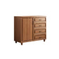 Wood Accent Chest with Chest Bun Feet and Bar Pulls,14.96 " W Clearhalo 'Cabinets & Chests' 'cabinets_chests' 'furn' 'furn_cabinets_chests' 'Furniture' 'Living Room Furniture' 1200x1200_34ca35f5-a3ab-4d8b-a318-b8f2fe7be611