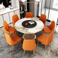 Traditional Luxury Round Stone Dining Table Pedestal Casual Dining Table Clearhalo 'Dining Tables & Seating' 'Dining Tables' 'dining_table' 'Furniture' 'furniture_dining_table' 'Kitchen & Dining Furniture' 'kitchen' 'kitchen_dining_table' 1200x1200_34cac4ff-2f97-4f48-b109-aa99f18a7766