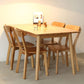 Simplicity Solid Wood Dining Table Rectangle Shape Dining Table with 4 Legs Base Clearhalo ' dining_table' 'Dining Tables & Seating' 'Dining Tables' 'furn' 'furn_dining_table' 'Furniture' 'furniture_dining_table' 'Kitchen & Dining Furniture' 'kitchen&dining_furn' 'kitchen' 'kitchen_dining_table' 1200x1200_34cc127f-158c-4d16-9483-d5e692950466
