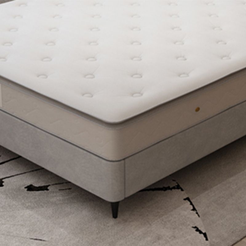 Hedendaags gestoffeerd houten bedframe, 9,84 "platformbed