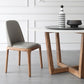 Scandinavian Armless Dining Chairs Ash Wood Frame Chair with Upholstered