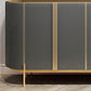 4-Door Buffet Sideboard Glam Cabinets Dining Buffet for Living Room Clearhalo 'buffet_sideboard' 'Buffets & Sideboards' 'furn' 'furn_buffet_sideboard' 'Furniture' 'Kitchen & Dining Furniture' 1200x1200_34cd29f5-daa2-410a-bf94-565c513747a2