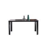 Industrial Dining Table Rectangle Stone Dinette Table in Black Clearhalo 'Dining Tables & Seating' 'Dining Tables' 'dining_table' 'furn' 'furn_dining_table' 'Furniture' 'Kitchen & Dining Furniture' 1200x1200_34cd305b-4571-42ca-84e7-4ec71768ac05