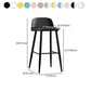 Scandinavian Milk Tea Shop Footrest Stool Matte Finish Steel Counter Stools Clearhalo 'Bar Furniture' 'Bar Stools' 'bar_stools' 'furn' 'furn_bar_stools' 'Furniture' 'furniture_bar_stools' 'Kitchen & Dining Furniture' 1200x1200_34d170c0-a893-497e-97ca-16a51f0a5d25