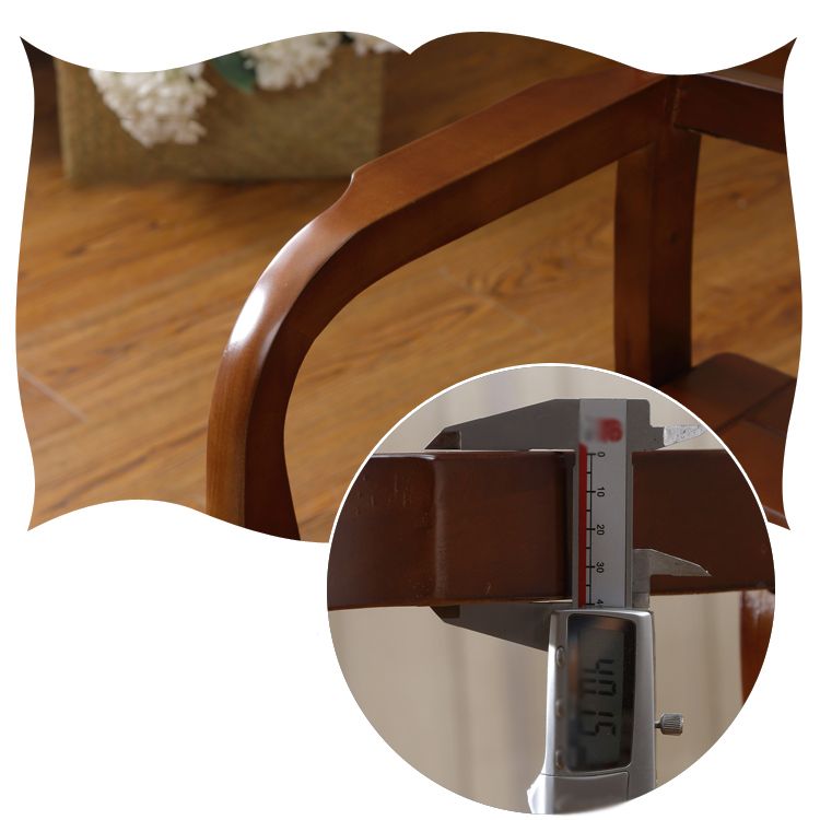 Wood Ladder Back Dining Armchair Traditional Rubberwood Arm Single Chair Clearhalo ' kitchen&dining_furn' 'Dining Chairs' 'Dining Tables & Seating' 'dining_chair' 'furn' 'furn_dining_chair' 'Furniture' 'furniture_dining_chair' 'Kitchen & Dining Furniture' 'kitchen' 1200x1200_34d22437-7b6c-400a-90a6-39abbd41ec94