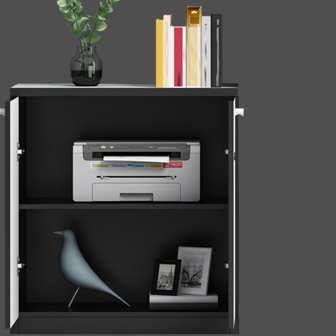 Archivo vertical simple Archivo de madera de la oficina en el hogar