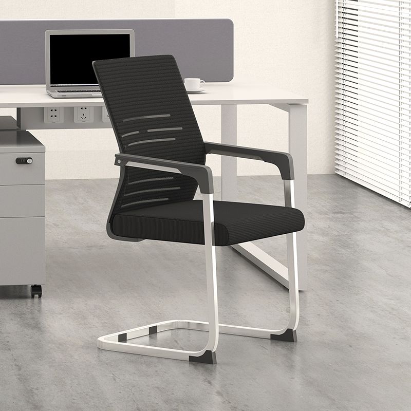 Modern Fixed Arms Office Chair No Wheels Ergonomic Gaming Chair Clearhalo 'furn' 'furn_office_chair' 'Furniture' 'Office Chairs' 'Office Furniture' 'office_chair' 1200x1200_34d5b7f5-4327-428e-a94f-e5b46aa7faad