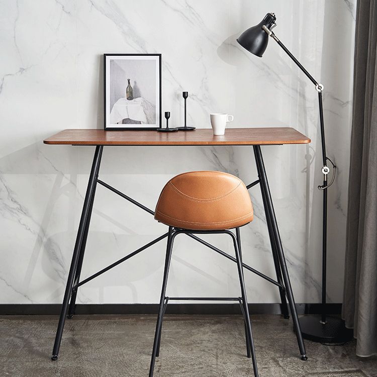 Industrial Black Counter Stools Iron Upholstered Bar Stools Bristol with Bucket Seat Clearhalo 'Bar Furniture' 'Bar Stools' 'bar_stools' 'furniture_bar_stools' 'Kitchen & Dining Furniture' 'kitchen&dining_furn' 'kitchen' 'kitchen_furn' Furniture' 1200x1200_34d7deea-6e4e-48a2-91cd-f0d2d85ac524