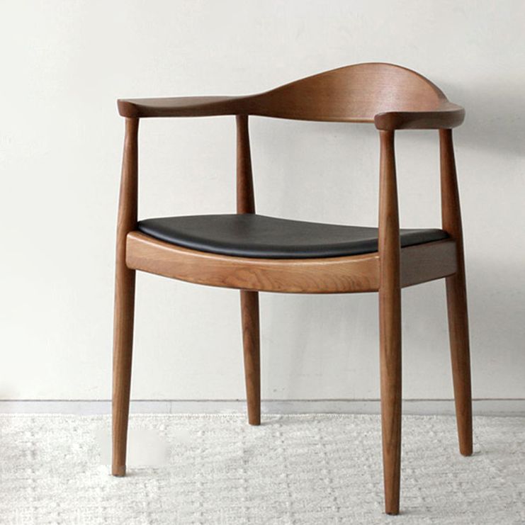 Modern Dining Chair 20'' Wide Open Arm Chair with 4 Wood Legs for Home Use Clearhalo ' kitchen&dining_furn' 'Dining Chairs' 'Dining Tables & Seating' 'dining_chair' 'furn' 'furn_dining_chair' 'Furniture' 'furniture_dining_chair' 'Kitchen & Dining Furniture' 'kitchen' 1200x1200_34d812b6-aea2-4a27-8855-762deff345ce