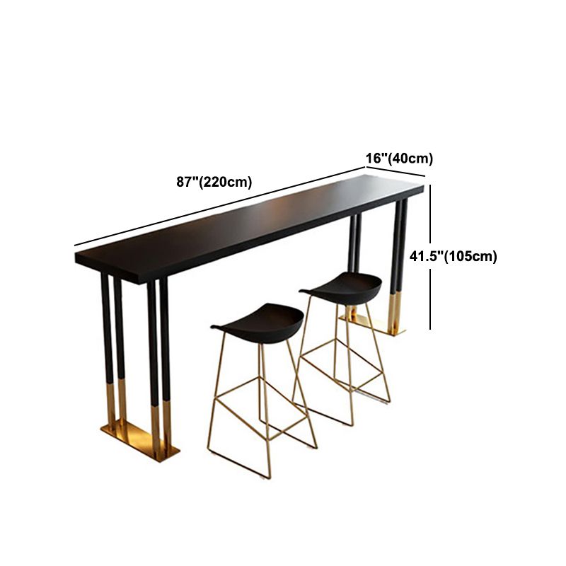 Hedendaagse rechthoek tegen-hoog pubtafel Coffee Shop Sled Pub Bar Table