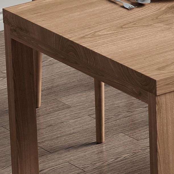 Set da pranzo moderno Tavolo da pranzo rettangolare in legno di pino da 1/4/5/7 pezzi per sala da pranzo