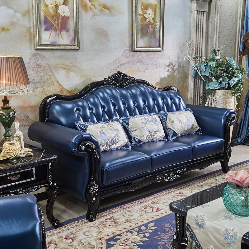 47" High Contemporary Microfiber Rolled Arm Sofa with Camel Back for Living Room Clearhalo 'furn' 'furn_sofas' 'Furniture' 'furniture_sofas' 'Living Room Furniture' 'Sofa' 'sofas' 1200x1200_34da3687-fcdf-42b1-93db-1606c1d3d4f3