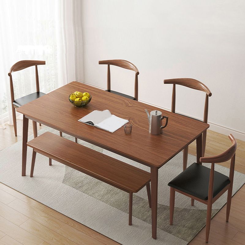 Modern Engineered Wood Seating Bench 17.7" Height Bench with Legs Clearhalo 'Benches' 'Chairs & Seating' 'furn' 'furn_benches' 'Furniture' 'Living Room Furniture' 1200x1200_34dc6872-8de8-415f-94d3-d6c9f0cec64d