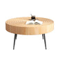 Bois rond scandinave café café métal 3 pieds/table basse 4 pieds