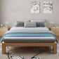11.81" Tall Scandinavian Bed Frame Bed Solid Wood Standard Bed