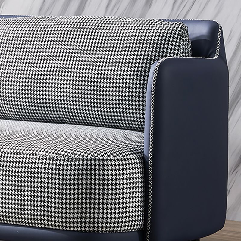 Modern Cotton Square Arm Sofa 29.9 "W with Bolster Pillows for Living Room Clearhalo 'furn' 'furn_sofas' 'Furniture' 'furniture_sofas' 'kitchen' 'kitchen_sofas' 'Living Room Furniture' 'Sofa' 'sofas' 1200x1200_34dec546-8b34-404a-a11a-956b9250da5b