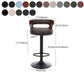 Contemporary Liftable Bar Stool Round Counter Bar Stool with Metal Legs Clearhalo 'Bar Furniture' 'Bar Stools' 'bar_stools' 'Furniture' 'furniture_bar_stools' 'Kitchen & Dining Furniture' 1200x1200_34df2704-4c54-4a68-aeac-c8ce8edb8ca2