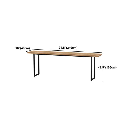 Tavolo da pub in legno massiccio di altezza tavolo da bar rettangolo industriale per rottura