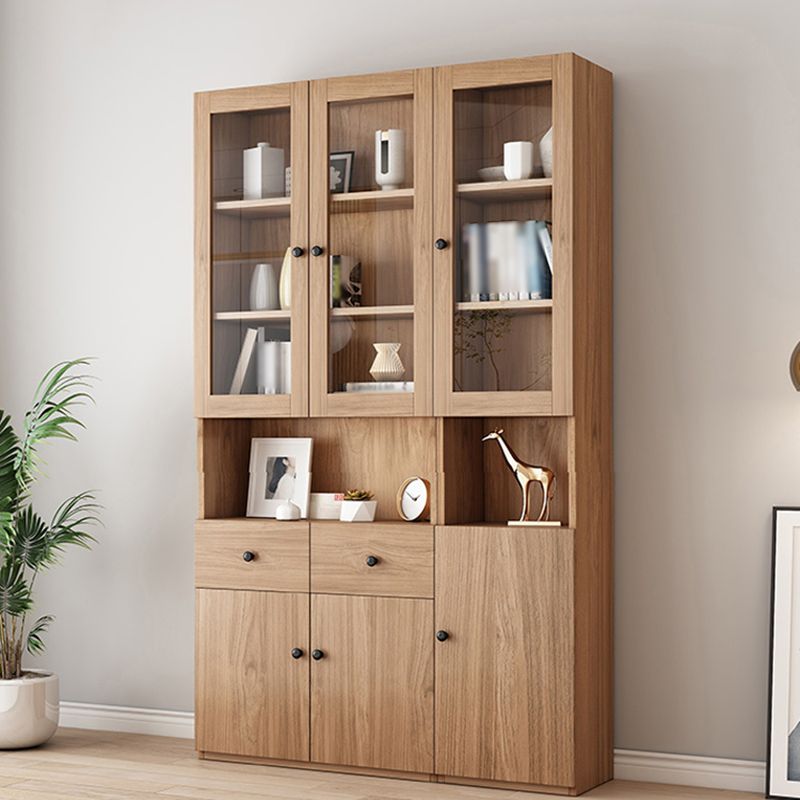 Solid Wood Bookcase Contemporary Style Bookshelf for Home Office Study Room Clearhalo 'Bookcases' 'furn' 'furn_bookcases' 'Furniture' 'Office Furniture' 1200x1200_34e1243d-b270-4682-ab5e-3e82a10e7719