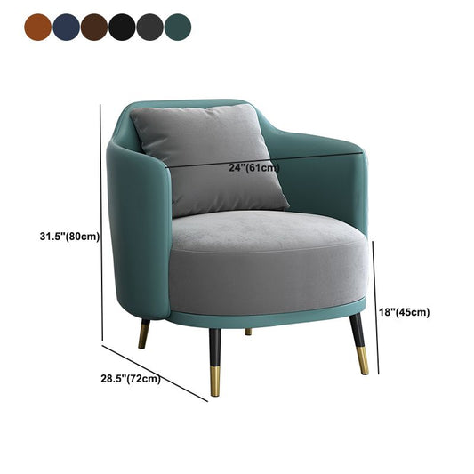 28 "D x 24" W x 31 "H verzonken armen kussen achterstoel voor woonkamer