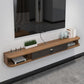 Meuble TV contemporain en bois, Console murale, avec rangement, pour le salon