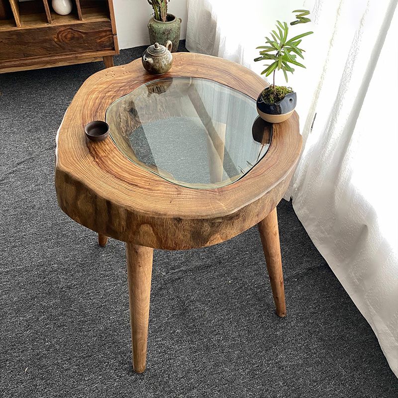 Scandinavian Wooden Coffee Table Free form 3 Legs Coffee Table Set for Living Room Clearhalo 'Coffee & Accent Tables' 'Coffee Tables' 'coffee_tables' 'furn' 'furn_coffee_tables' 'Furniture' 'Living Room Furniture' 1200x1200_34e389f6-98f8-4c66-9ac1-207a2ca4442e