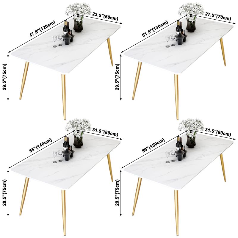 Traditional Luxury Rectangle Dining Table Stone Dinner Table with 4 Legs Clearhalo ' dining_table' 'Dining Tables & Seating' 'Dining Tables' 'furn' 'furn_dining_table' 'Furniture' 'furniture_dining_table' 'Kitchen & Dining Furniture' 'kitchen&dining_furn' 'kitchen' 'kitchen_dining_table' 1200x1200_34e6cfa6-2e64-4fa1-b297-d3cd0e9c7caf