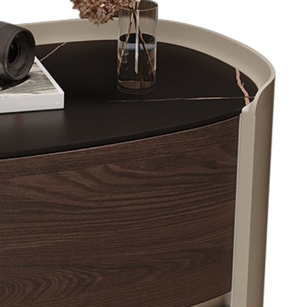 Contemporary Night Table Storage Accent Table Nightstand with 2 Drawers for Home Clearhalo 'Bedroom Furniture' 'furn' 'furn_night_stand' 'Furniture' 'night_stand' 'Nightstands' 1200x1200_34e73fe6-fe4c-4812-b327-84bd9737fa21