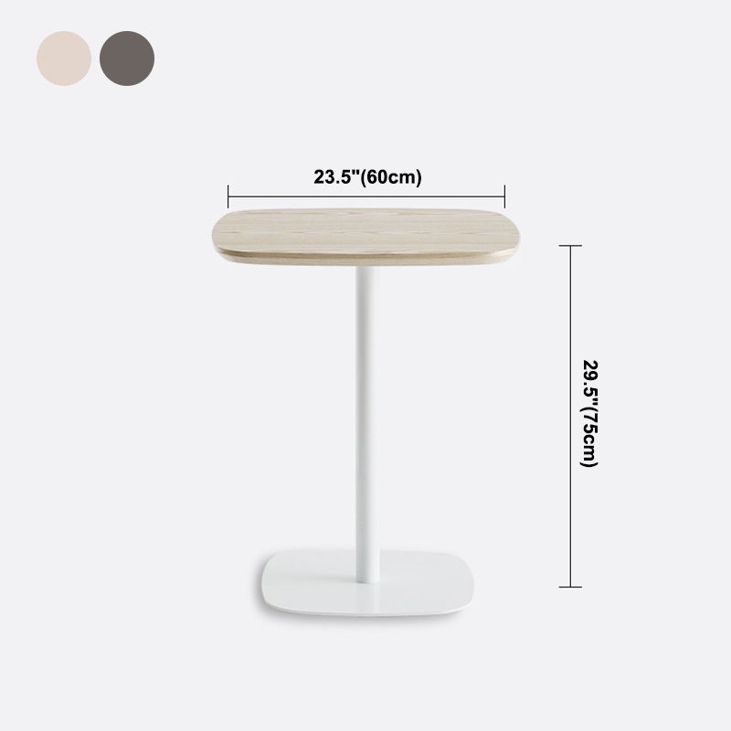 Industrial Solid Wood Square Dining Table Standard Kitchen Dining Table with Pedestal Base Clearhalo ' dining_table' 'Dining Tables & Seating' 'Dining Tables' 'furn' 'furn_dining_table' 'Furniture' 'furniture_dining_table' 'Kitchen & Dining Furniture' 'kitchen&dining_furn' 'kitchen' 'kitchen_dining_table' 1200x1200_34e7d4ab-7e82-45c1-9a7e-bba5b9ae36c0