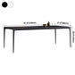 Simplicity Rectangle Dining Room Table Sintered Stone Table with 4 Black Legs Clearhalo ' dining_table' 'Dining Tables & Seating' 'Dining Tables' 'furn' 'furn_dining_table' 'Furniture' 'furniture_dining_table' 'Kitchen & Dining Furniture' 'kitchen&dining_furn' 'kitchen' 'kitchen_dining_table' 1200x1200_34e87994-b50e-4d61-9b8a-431d26c6d079
