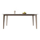 Mid-Century Rectangle Dining Table Stone Dining Table with Solid Wood Legs Clearhalo 'Dining Tables & Seating' 'Dining Tables' 'dining_table' 'furn' 'furn_dining_table' 'Furniture' 'Kitchen & Dining Furniture' 1200x1200_34e8a77c-ad16-4bf2-bc47-a3ff974e20f7