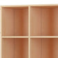 Closed Back Standard Bookcase Contemporary Engineered Wood Bookshelf