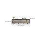 Glass TV Stand Console Enclosed Storage TV Console with 3 Drawers Clearhalo 'furn' 'furn_tv_stands_entertainment_centers' 'Furniture' 'Living Room Furniture' 'TV Stands & Entertainment Centers' 'TV Stands & Media Storage Furniture' 'tv_stands_entertainment_centers' 1200x1200_34ecca72-46a9-467f-a562-2c3a745b8cb1